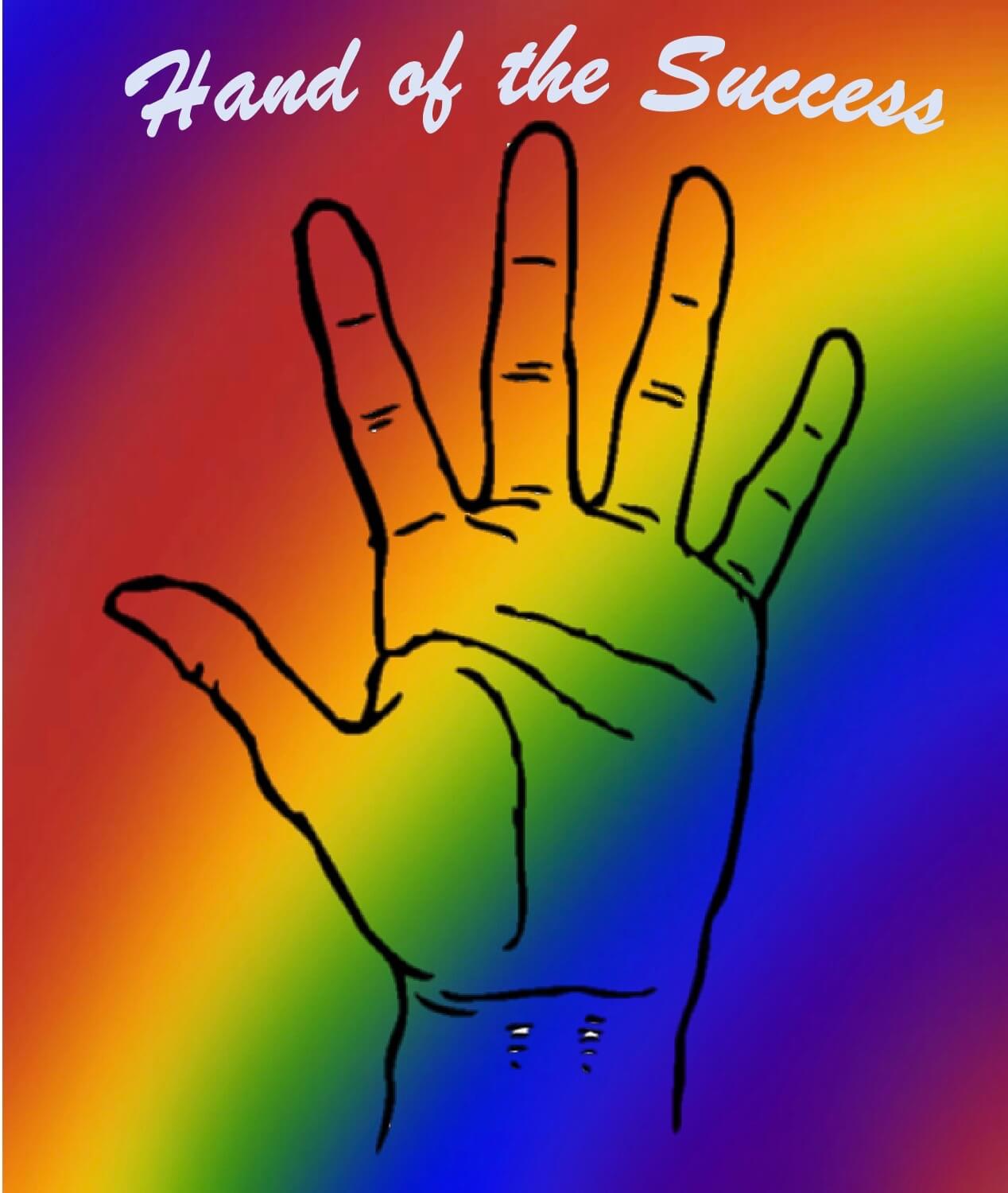 Hand of the success that let you do something or anything