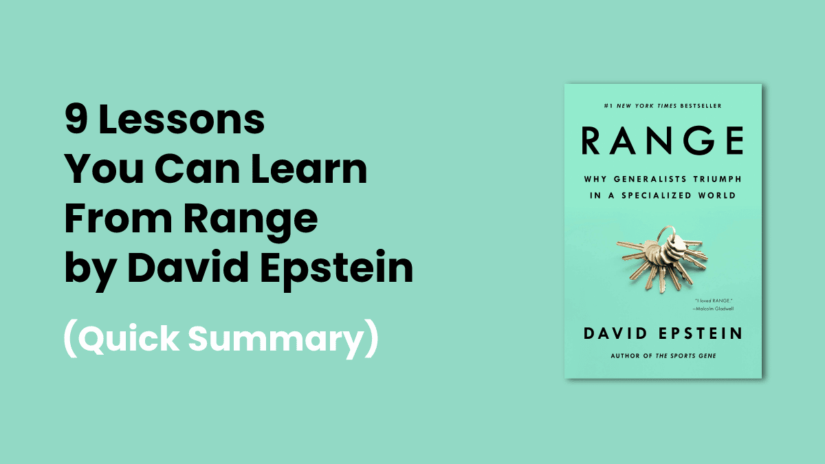 Summary of the book Range by David Epstein