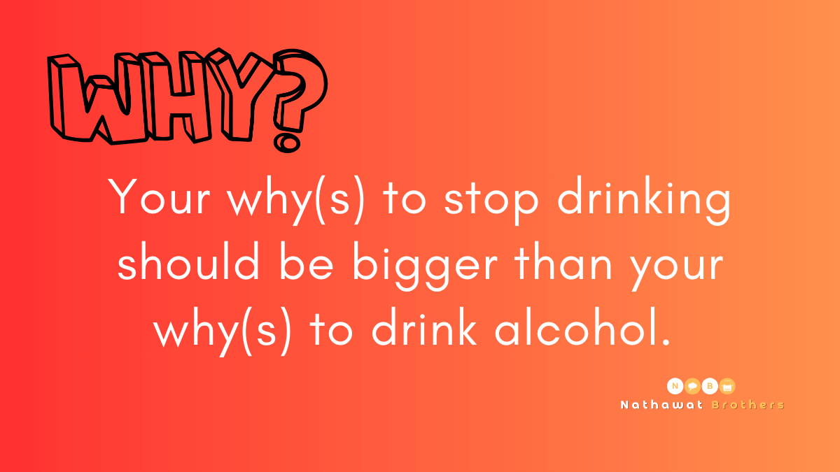 Why do you want to stop drinking alcohol