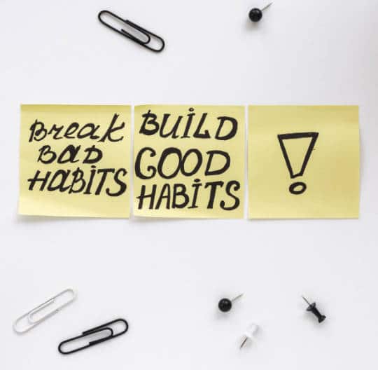 Break bad habits and build good one for positivity in life