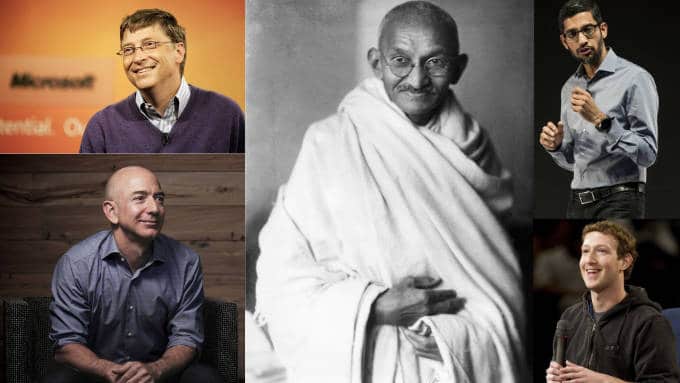 Greatest personalities of all the times living a simple life with simple dress code