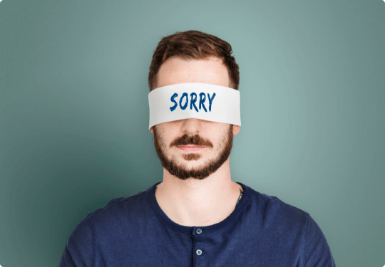 Apologize to stop feeling guilty