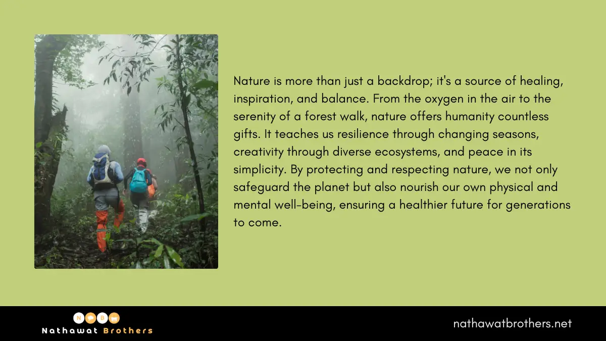 How nature can help people care about something.